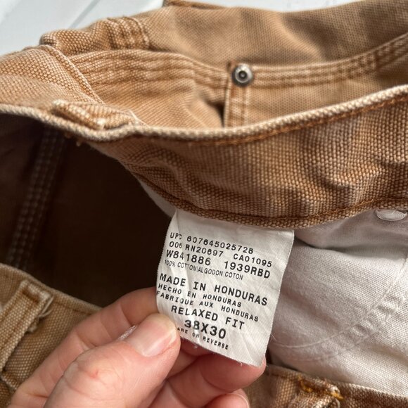 Set of 2 Dickies Men's Relaxed Fit Carpenter Duck Pants - 38x30 - Picture 10 of 10